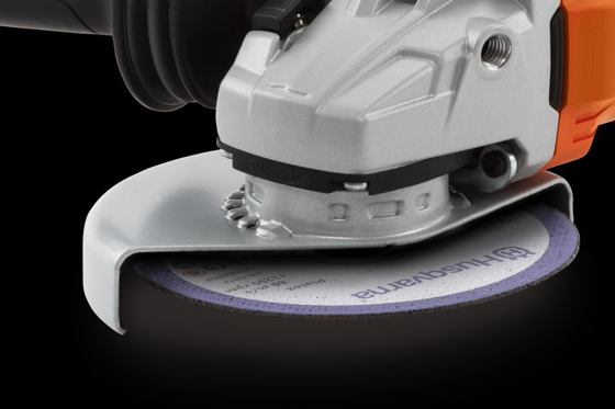 Husqvarna hg125b schleifmaschine + ladegerät 2x akku 970596301 